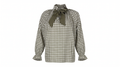Olive Gingham Blouse