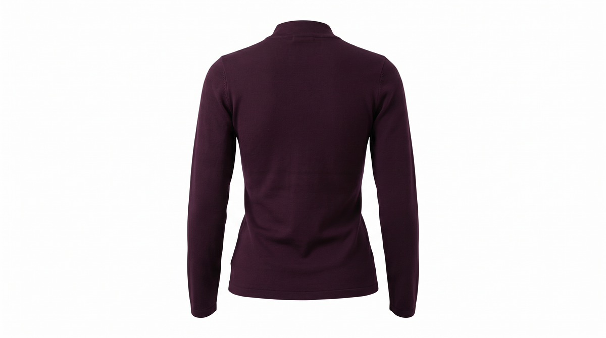 Plum Keyhole Top