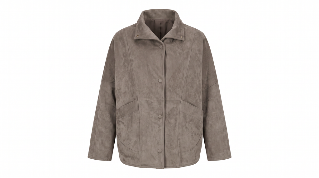 Taupe Suede Jacket
