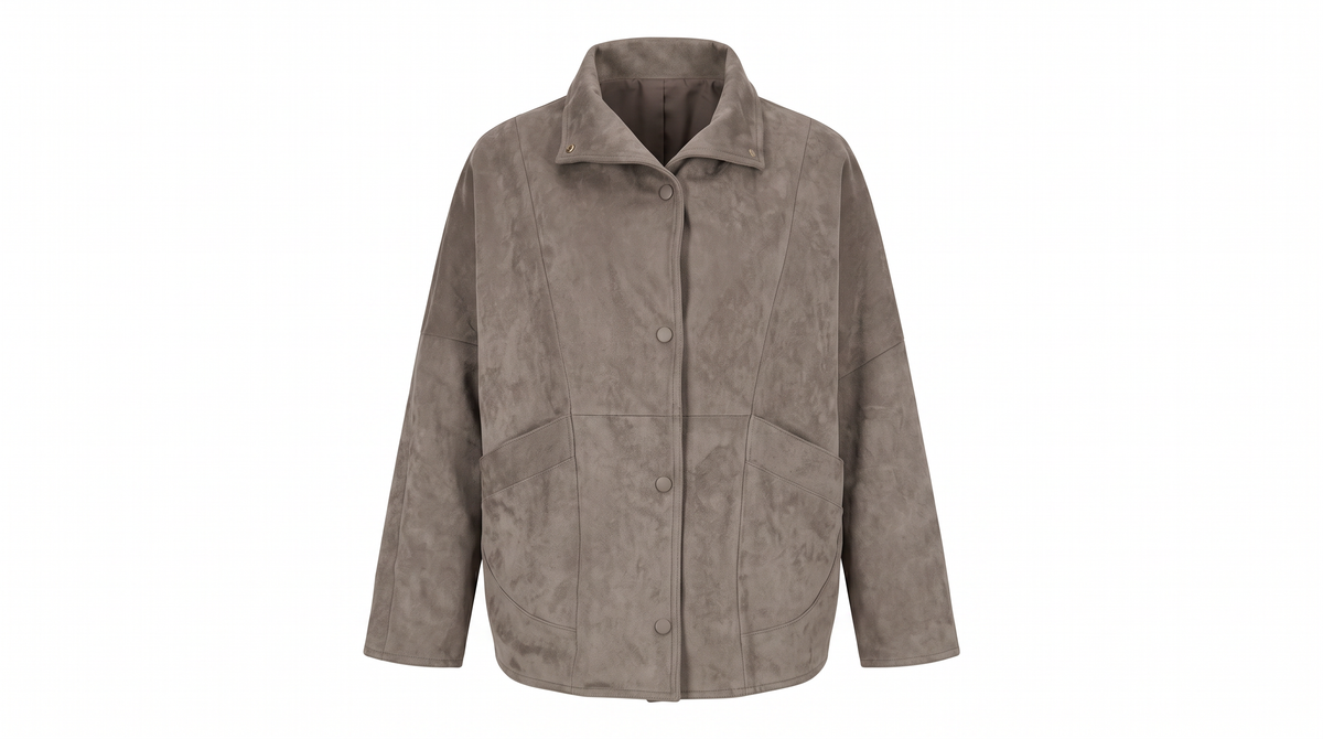Taupe Suede Jacket
