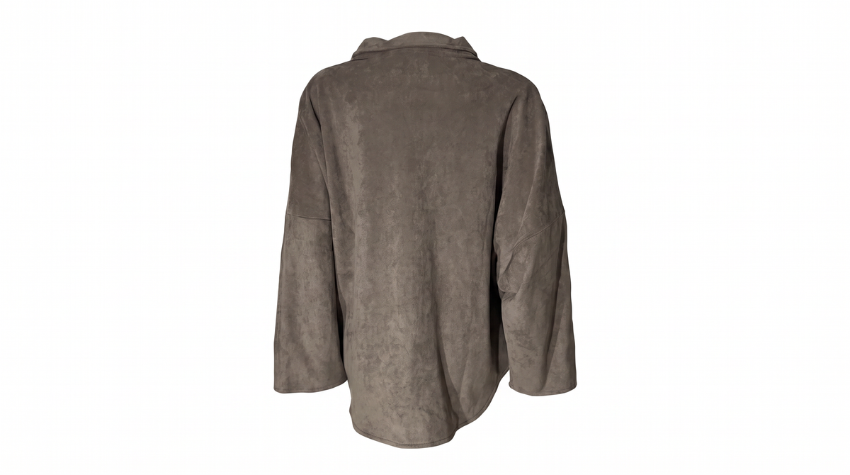 Taupe Suede Jacket