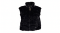 Black Faux-Fur Gilet