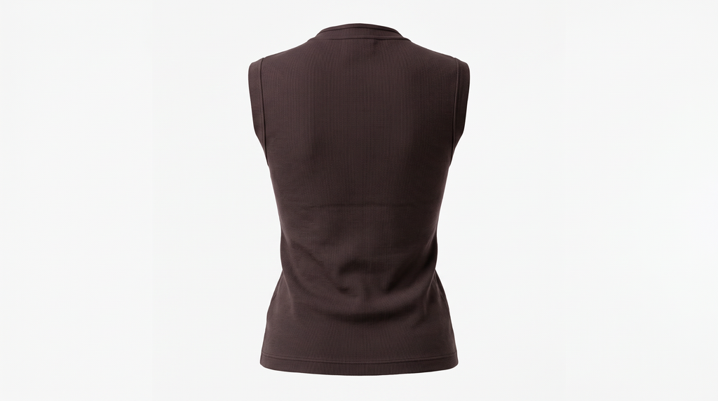 Brown Buttoned Top