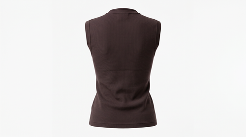 Brown Buttoned Top