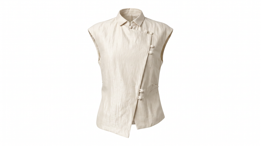 Ivory Button Up Top
