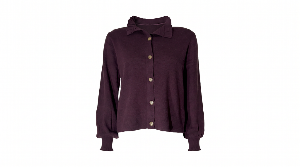 Plum Cardigan
