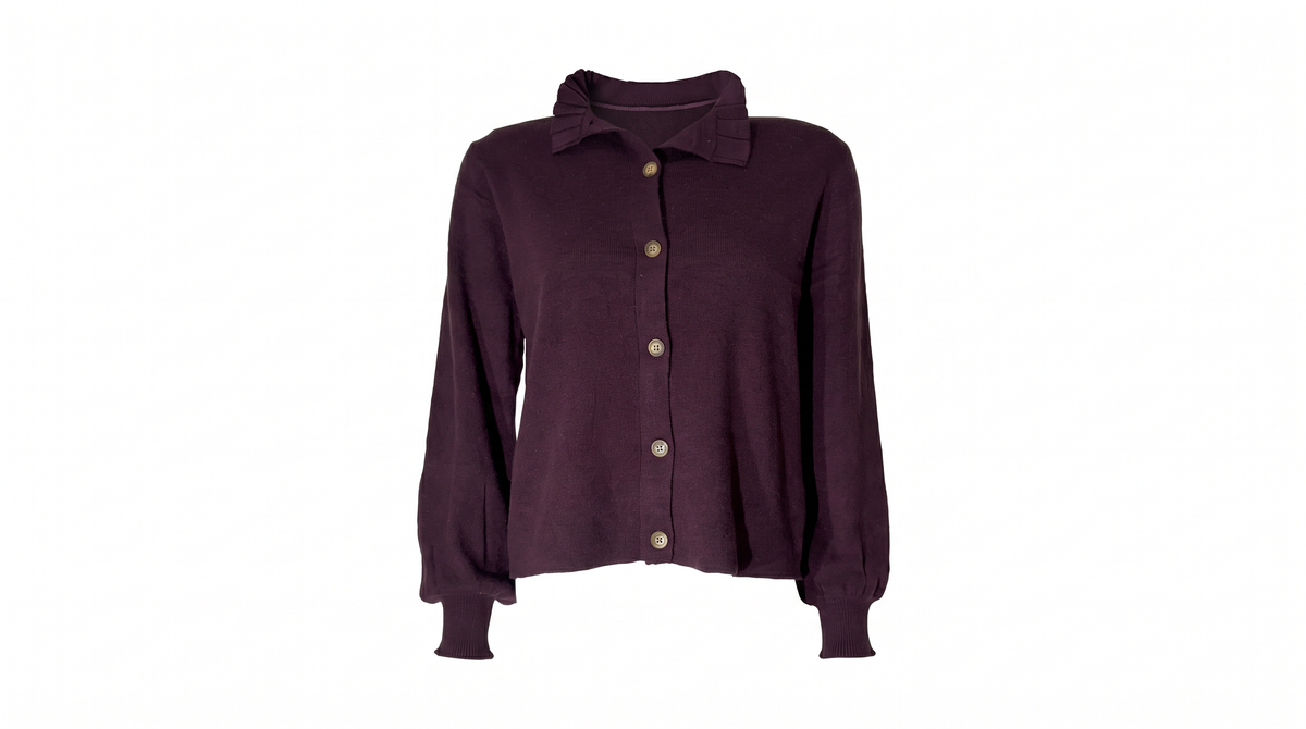 Plum Cardigan